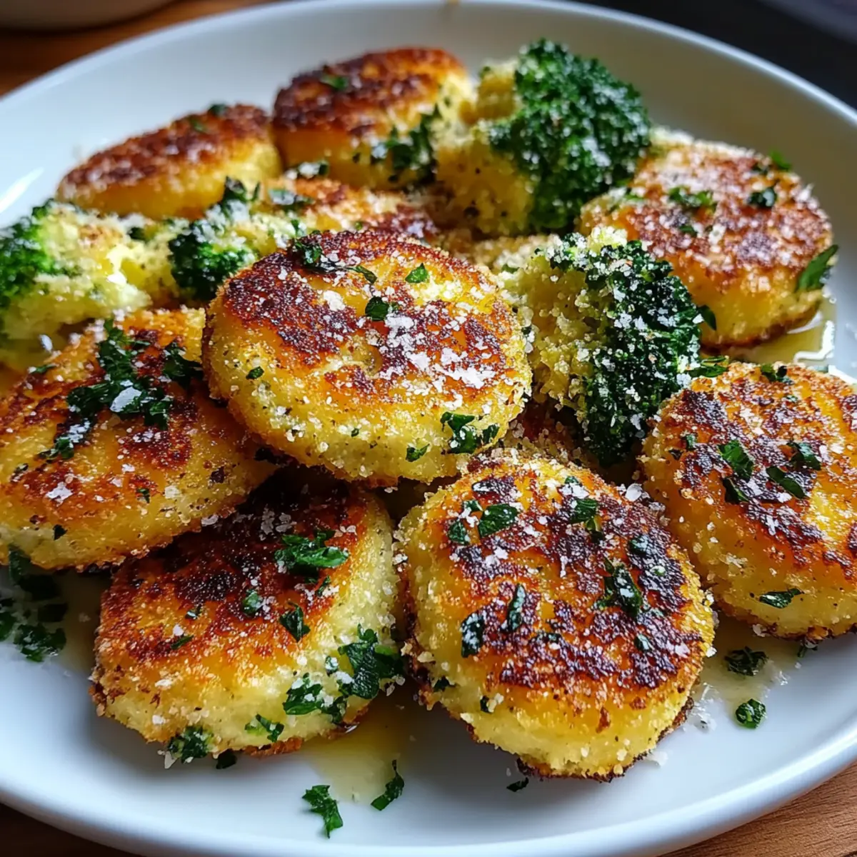 Crispy Broccoli and Potato Bites
