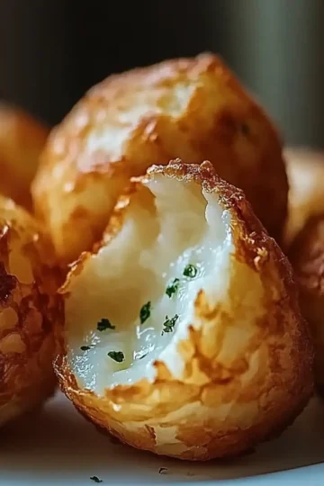 Crispy Mashed Potato Cheese Puffs
