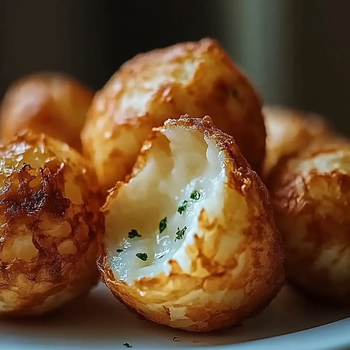 Crispy Mashed Potato Cheese Puffs