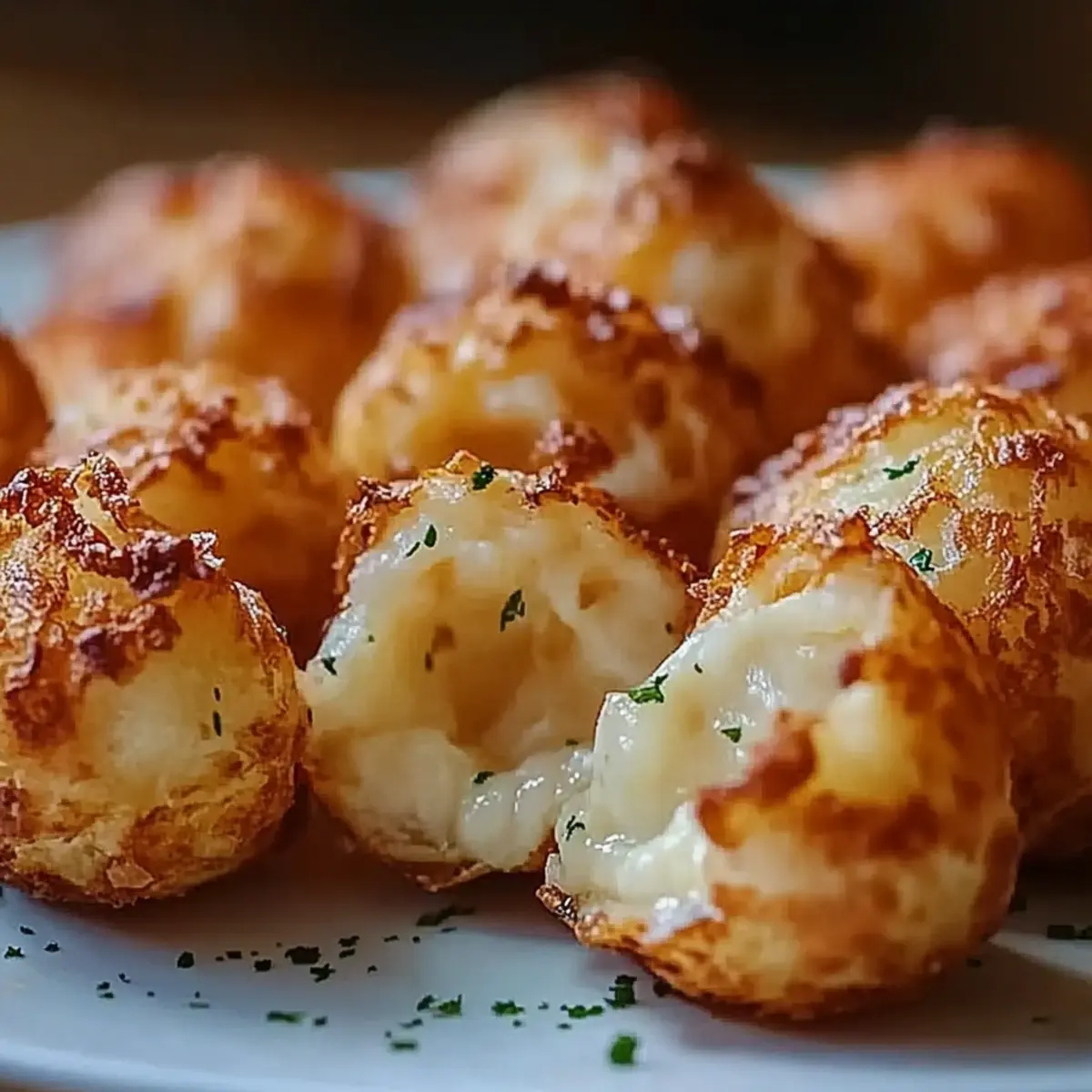 Crispy Mashed Potato Cheese Puffs
