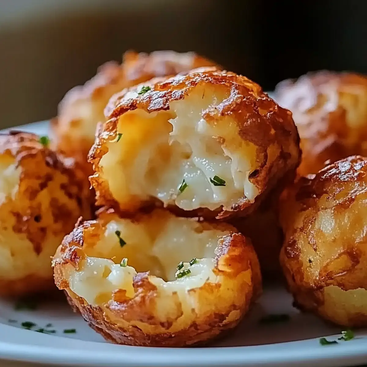 Crispy Mashed Potato Cheese Puffs