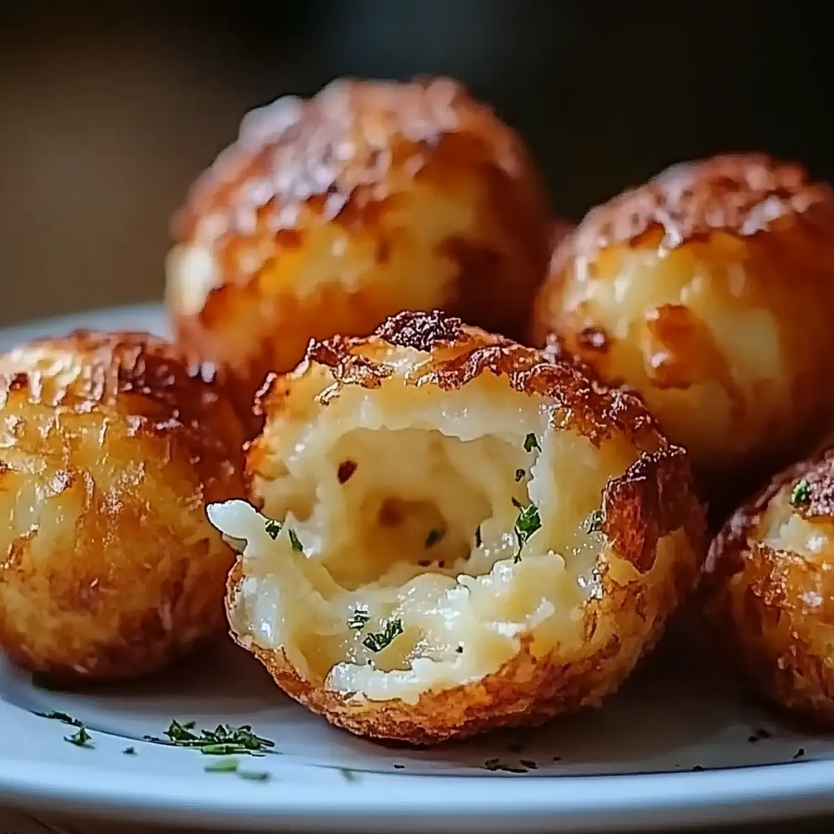 Crispy Mashed Potato Cheese Puffs