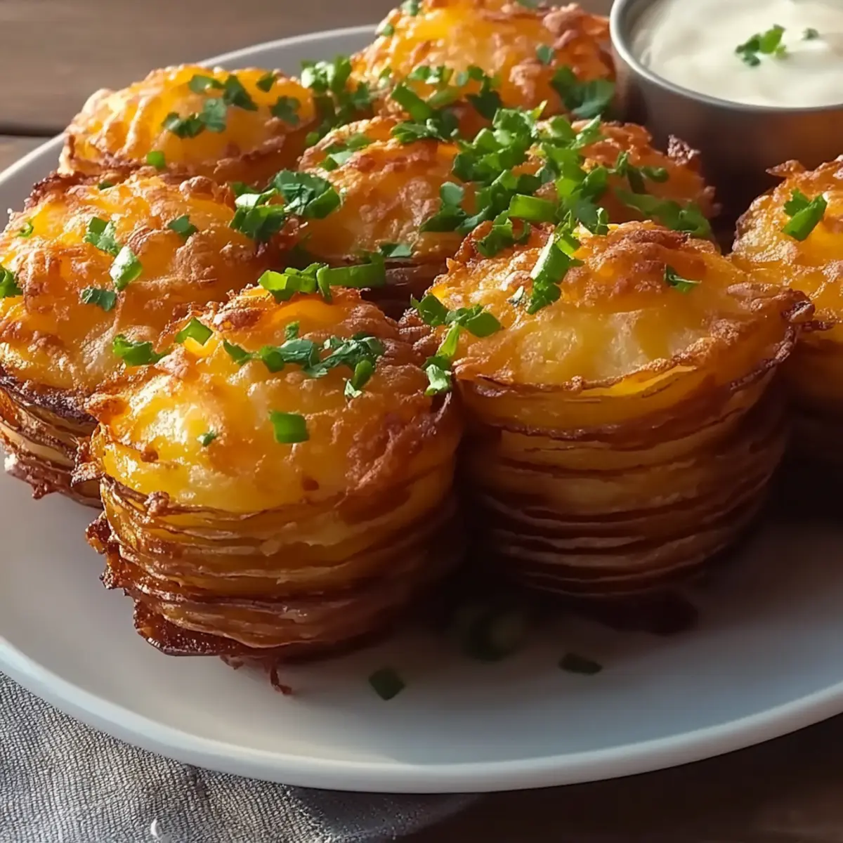 Crispy Southwest Potato Stacks