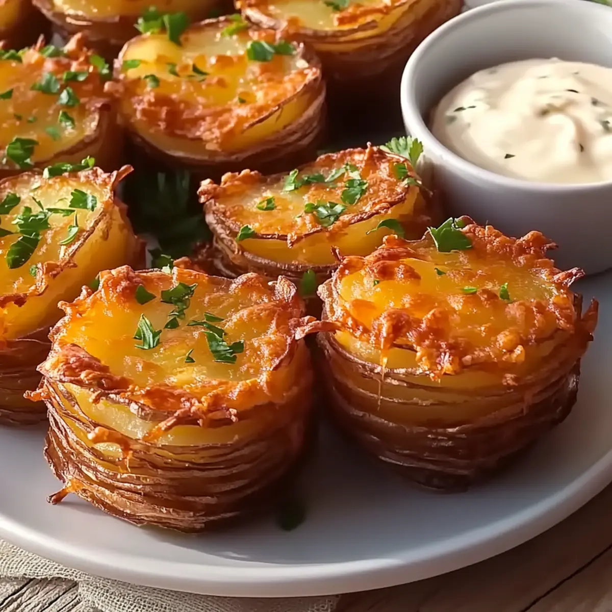 Crispy Southwest Potato Stacks