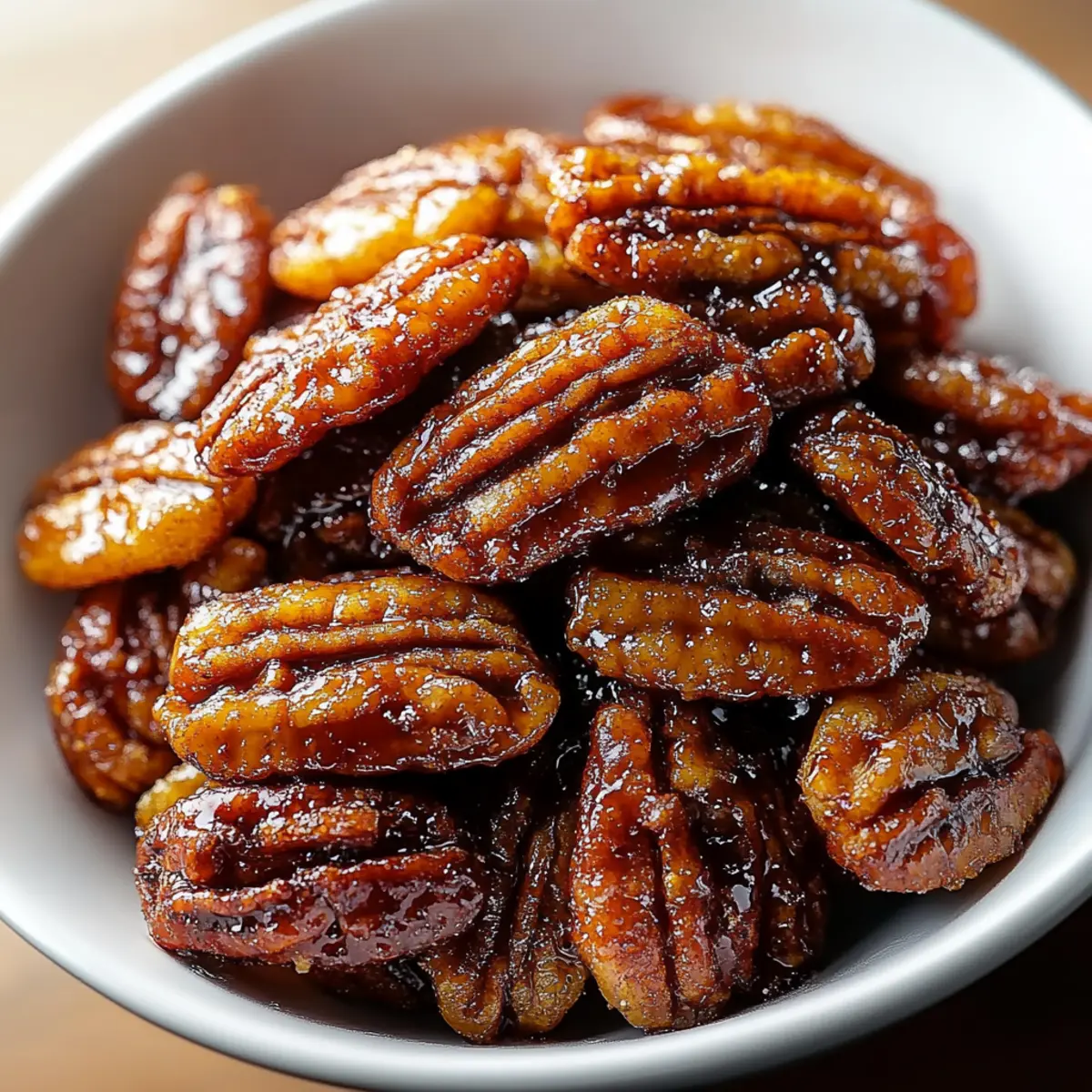 Crockpot Fireball Whisky Candied Pecans