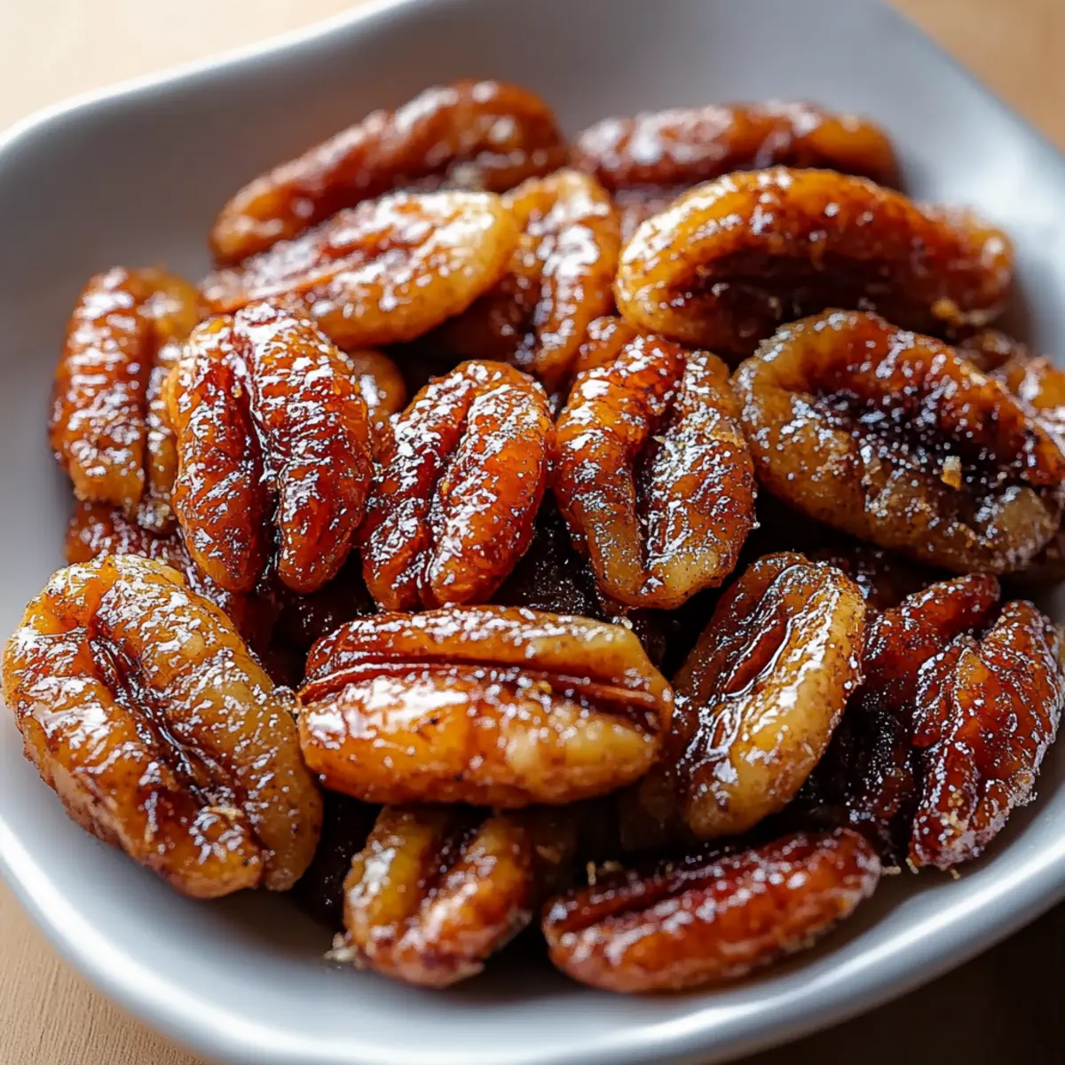 Crockpot Fireball Whisky Candied Pecans