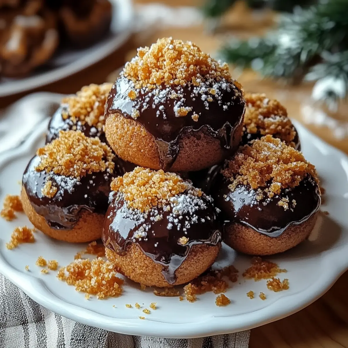 Decadent Spiced Gingerbread Truffles with Creamy Chocolate Coating