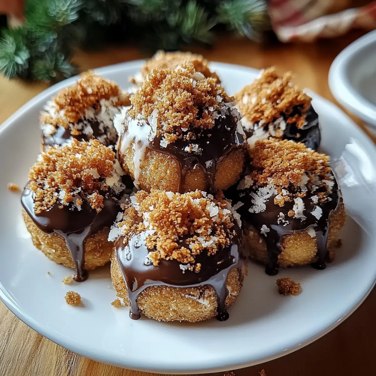 Decadent Spiced Gingerbread Truffles with Creamy Chocolate Coating
