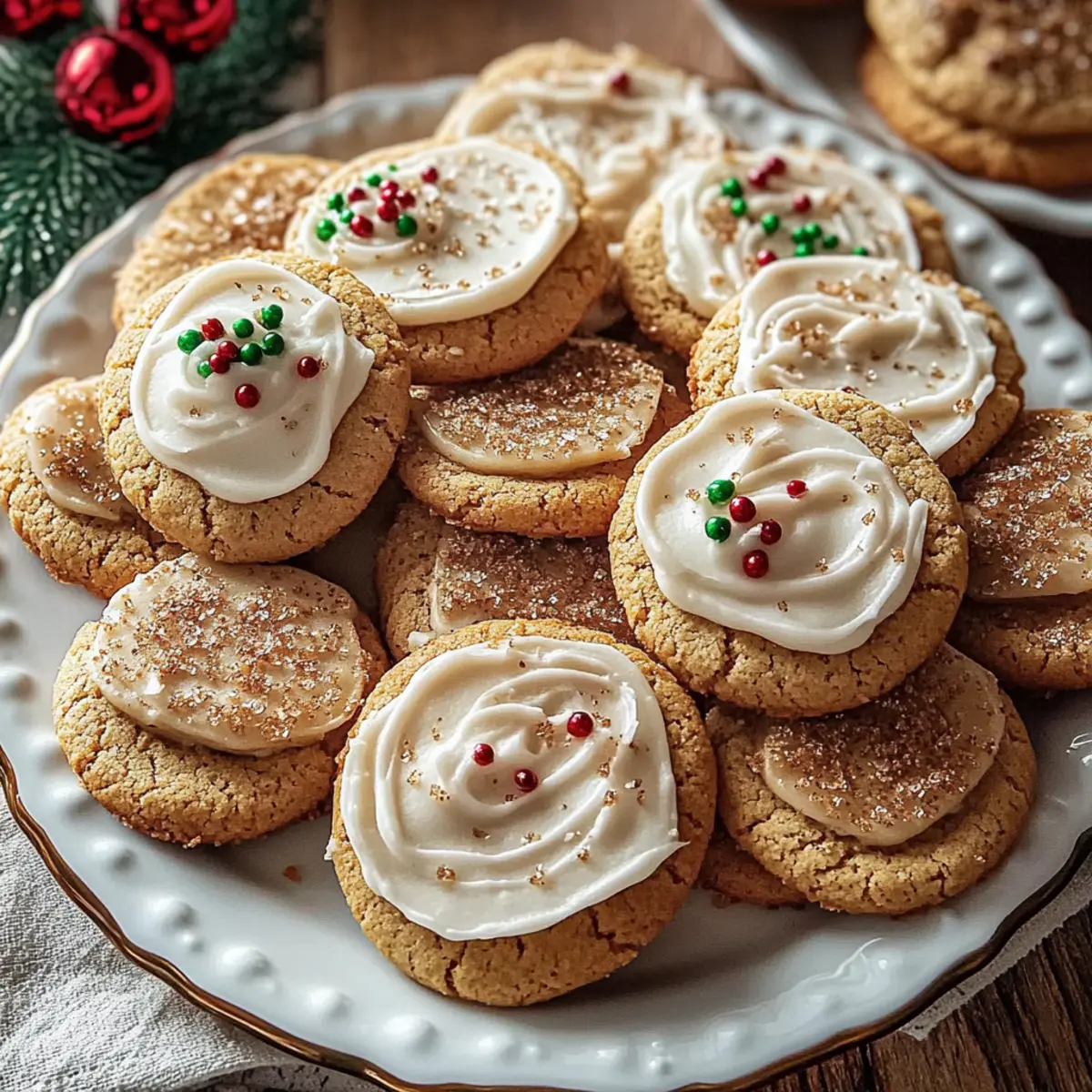 Festive Spiced Christmas Cookies