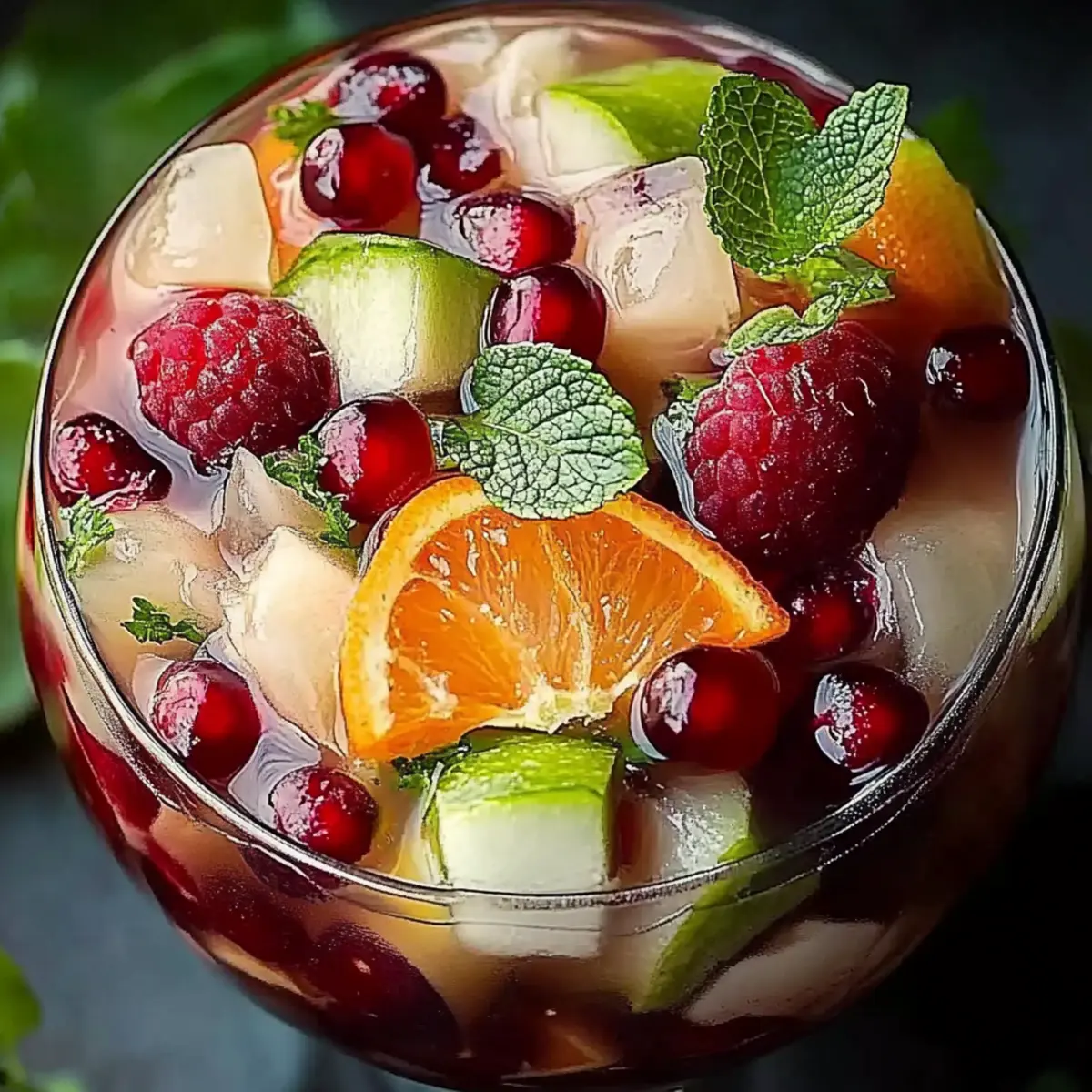 Festive White Christmas Sangria