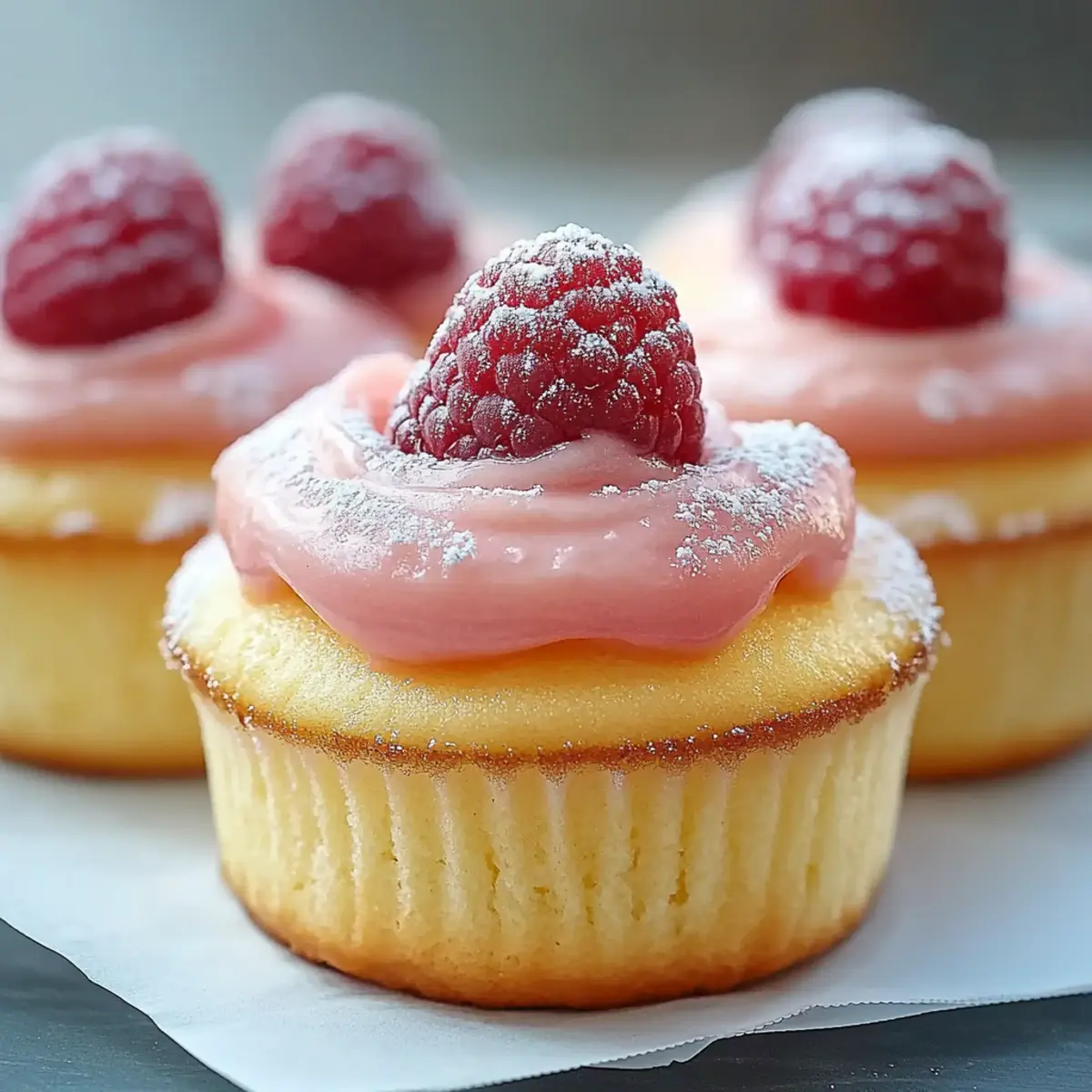 Fluffy Japanese Cotton Cheesecake Cupcakes