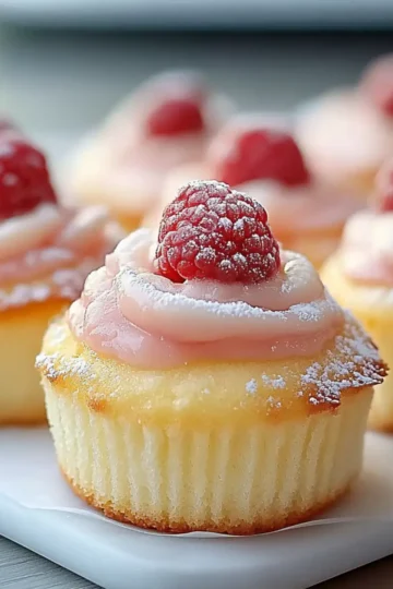 Fluffy Japanese Cotton Cheesecake Cupcakes