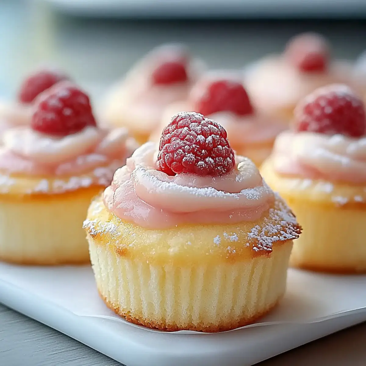 Fluffy Japanese Cotton Cheesecake Cupcakes