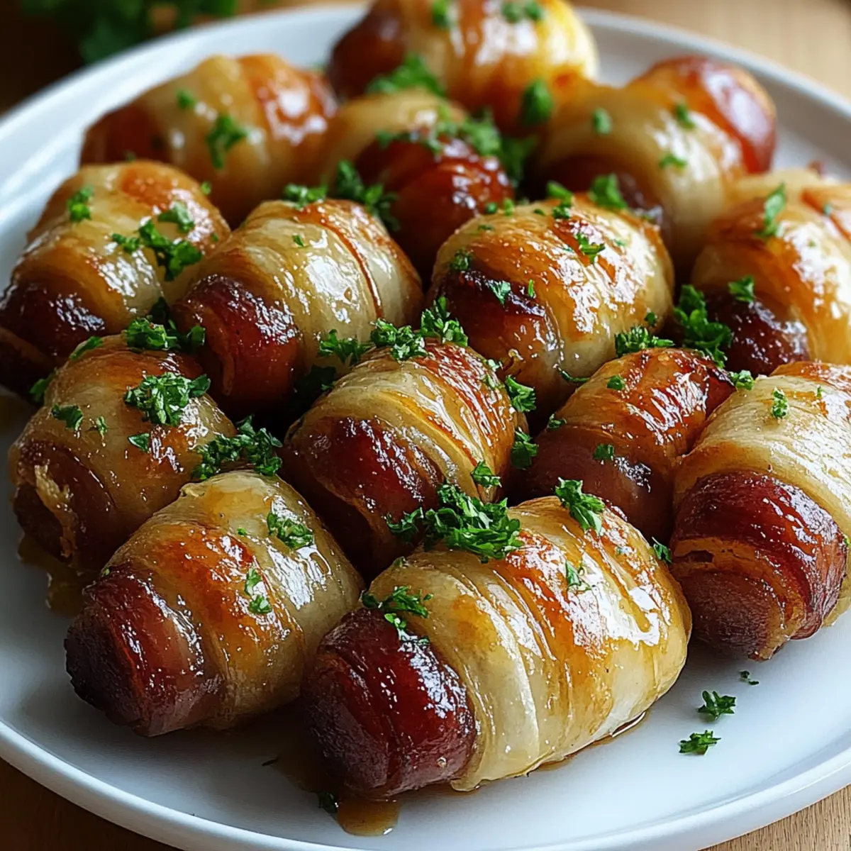 Glazed Pigs In a Blanket
