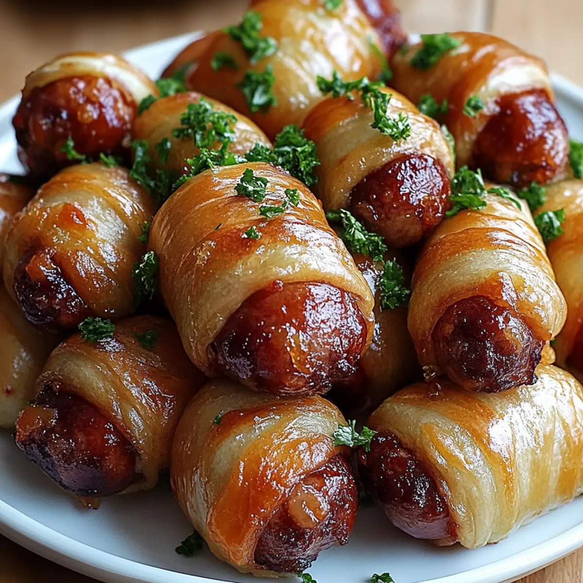 Glazed Pigs In a Blanket