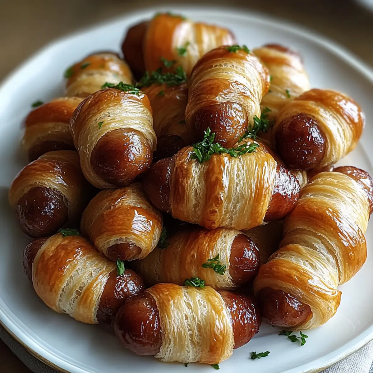 Glazed Pigs In a Blanket