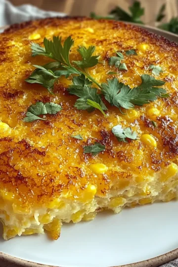 Golden Honey-Glazed Corn Casserole
