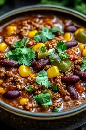 Ground Beef Stovetop Chili