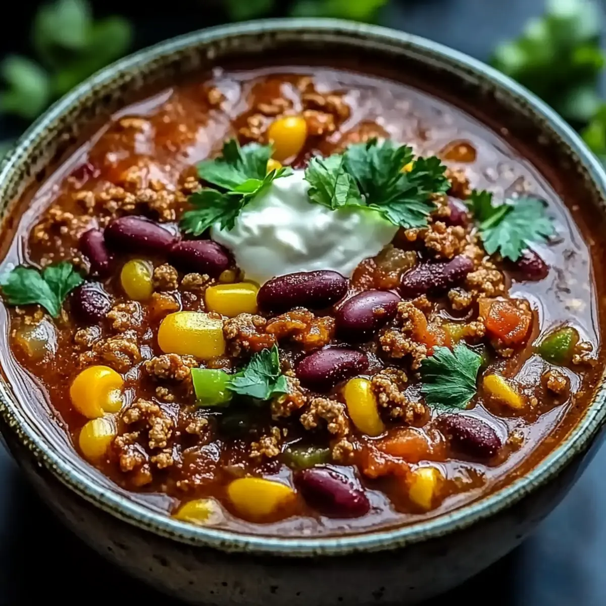 Ground Beef Stovetop Chili