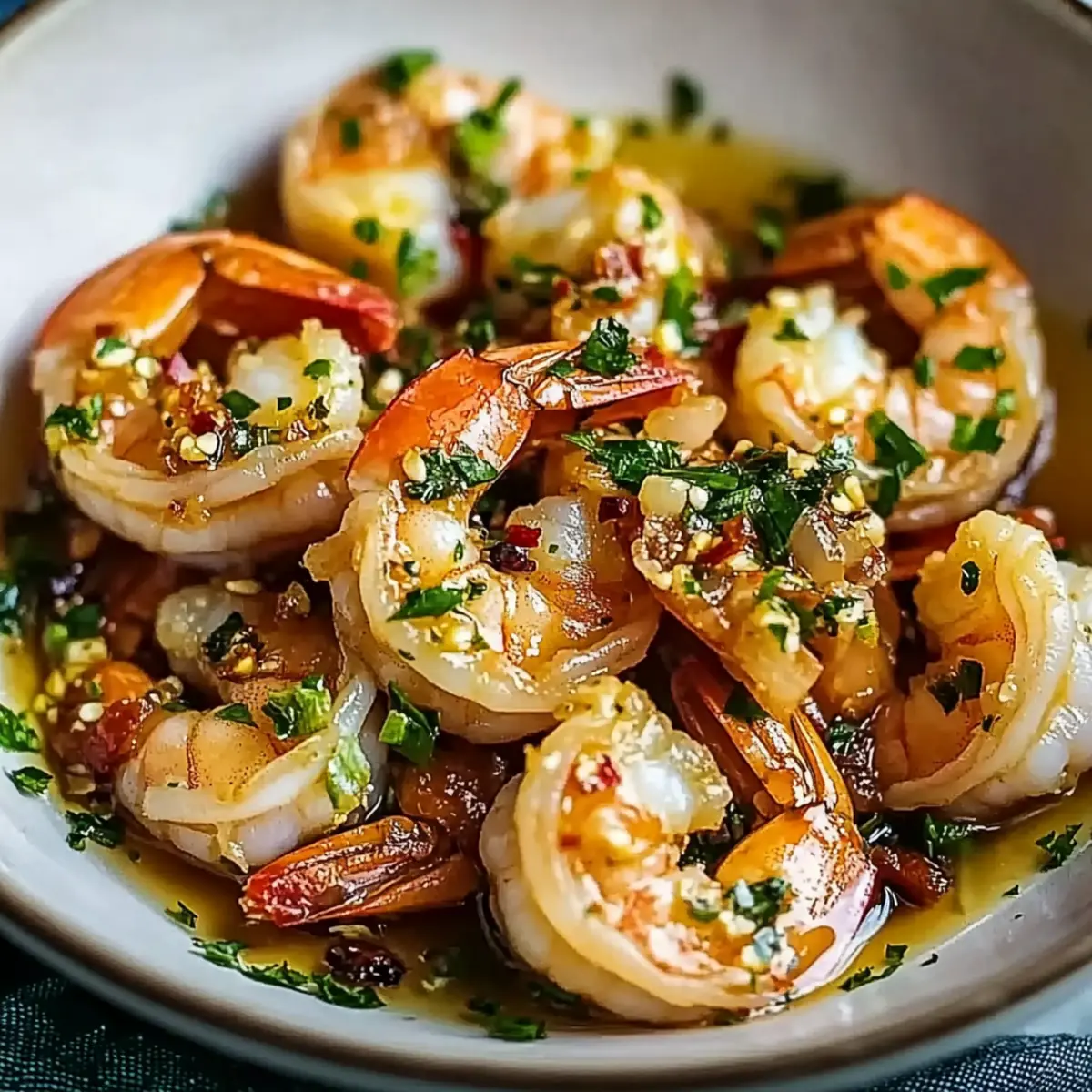 Hawaiian Garlic Shrimp