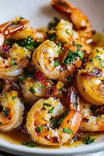 Hawaiian Garlic Shrimp