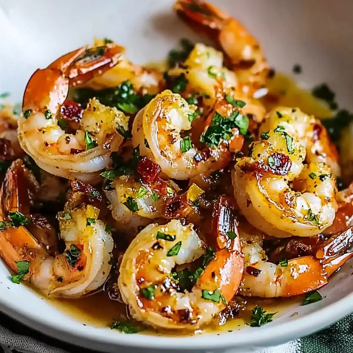 Hawaiian Garlic Shrimp