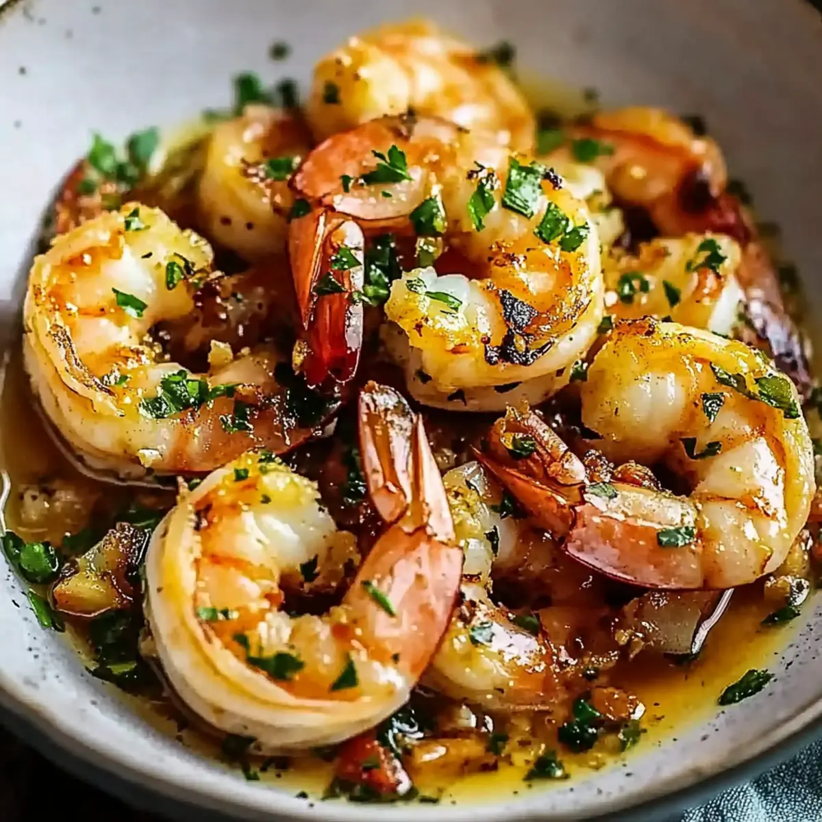 Hawaiian Garlic Shrimp