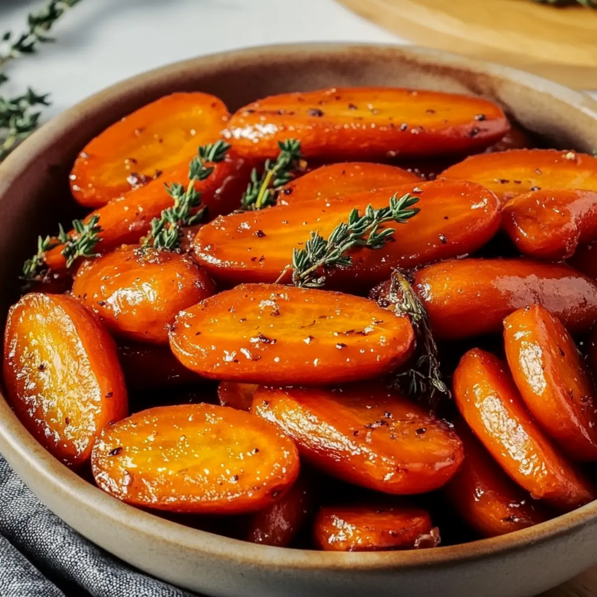 Honey Glazed Carrots