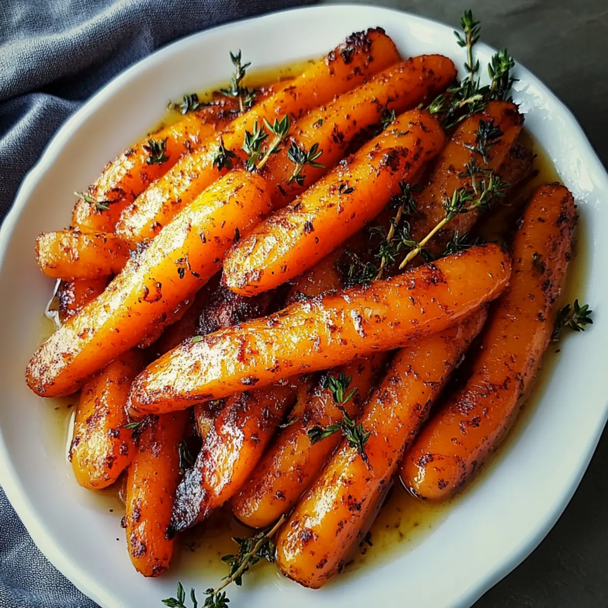 Honey Roasted Carrots with Thyme