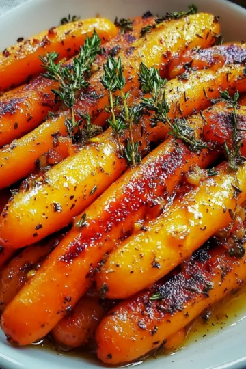 Honey Roasted Carrots with Thyme