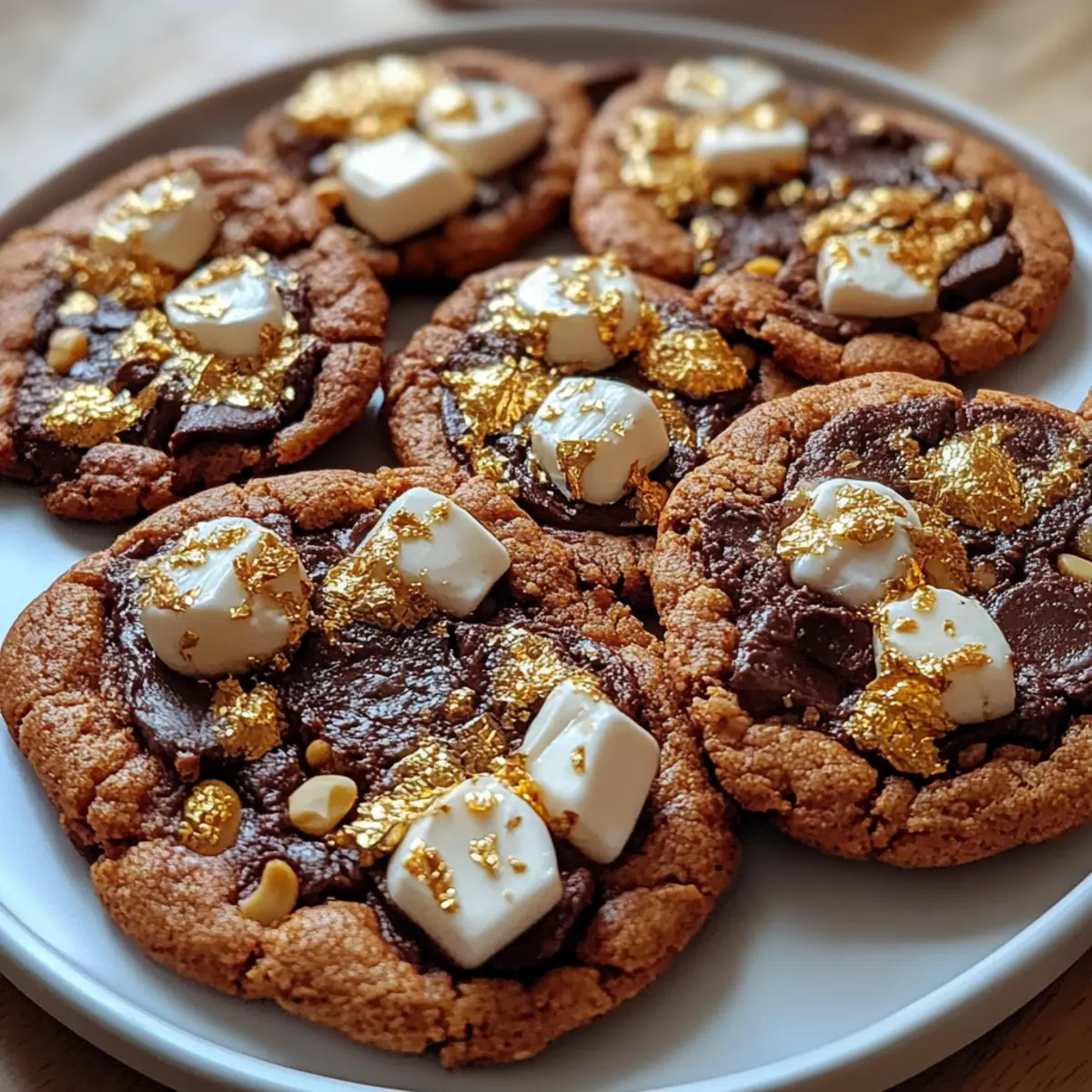 Hot Chocolate Cookies with Mini Marshmallows