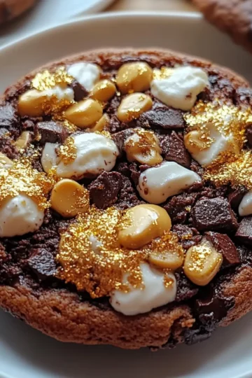 Hot Chocolate Cookies with Mini Marshmallows