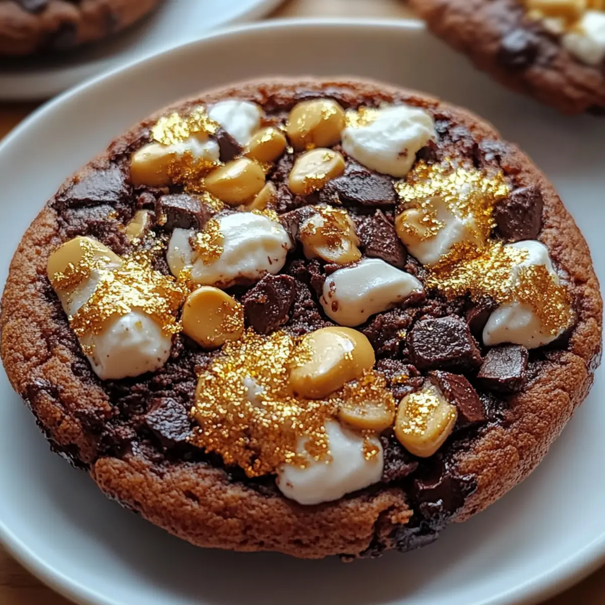 Hot Chocolate Cookies with Mini Marshmallows
