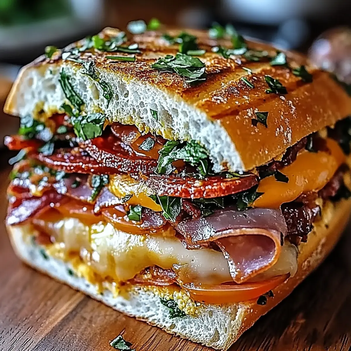Italian Muffuletta Sandwich