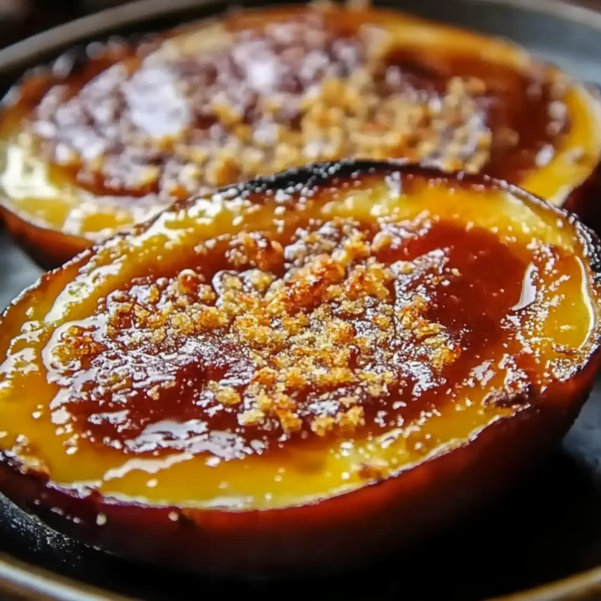 Japanese Sweet Potato Crème Brûlée