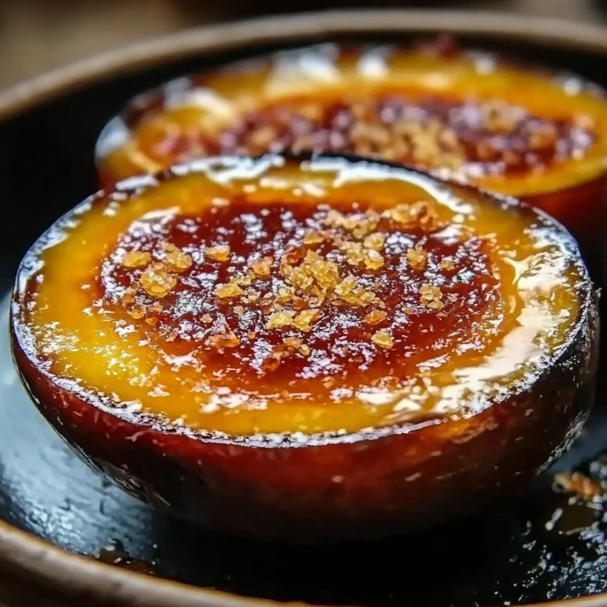 Japanese Sweet Potato Crème Brûlée