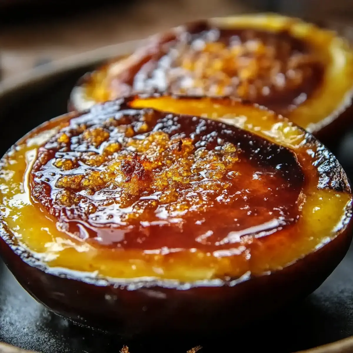 Japanese Sweet Potato Crème Brûlée