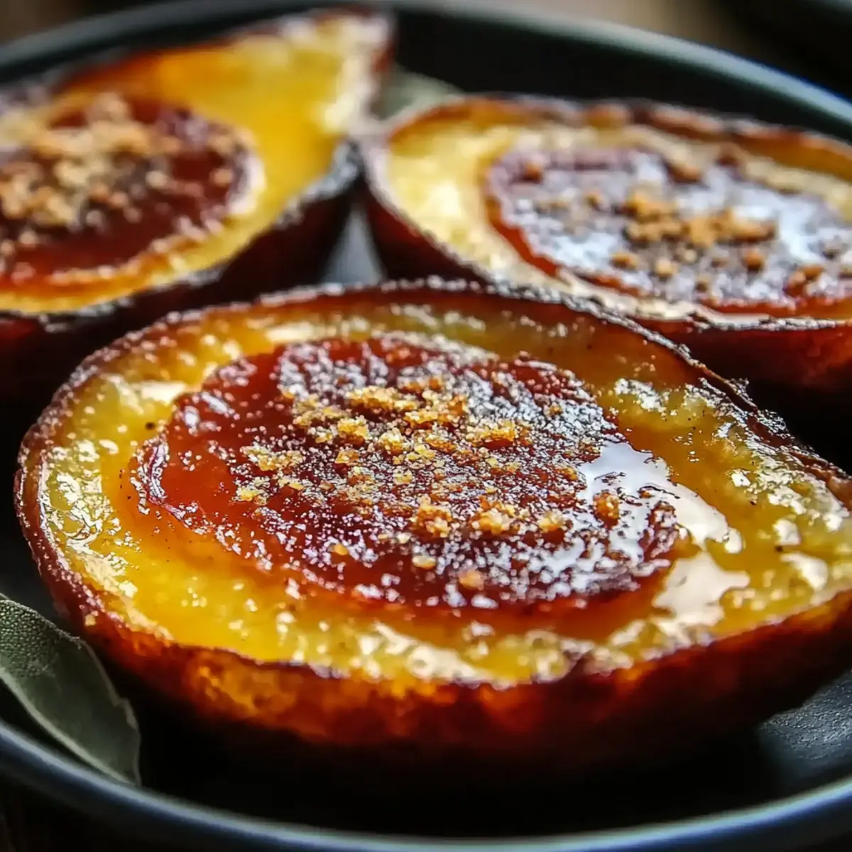 Japanese Sweet Potato Crème Brûlée