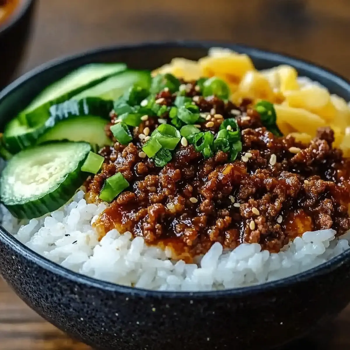 Korean Ground Beef Bowl