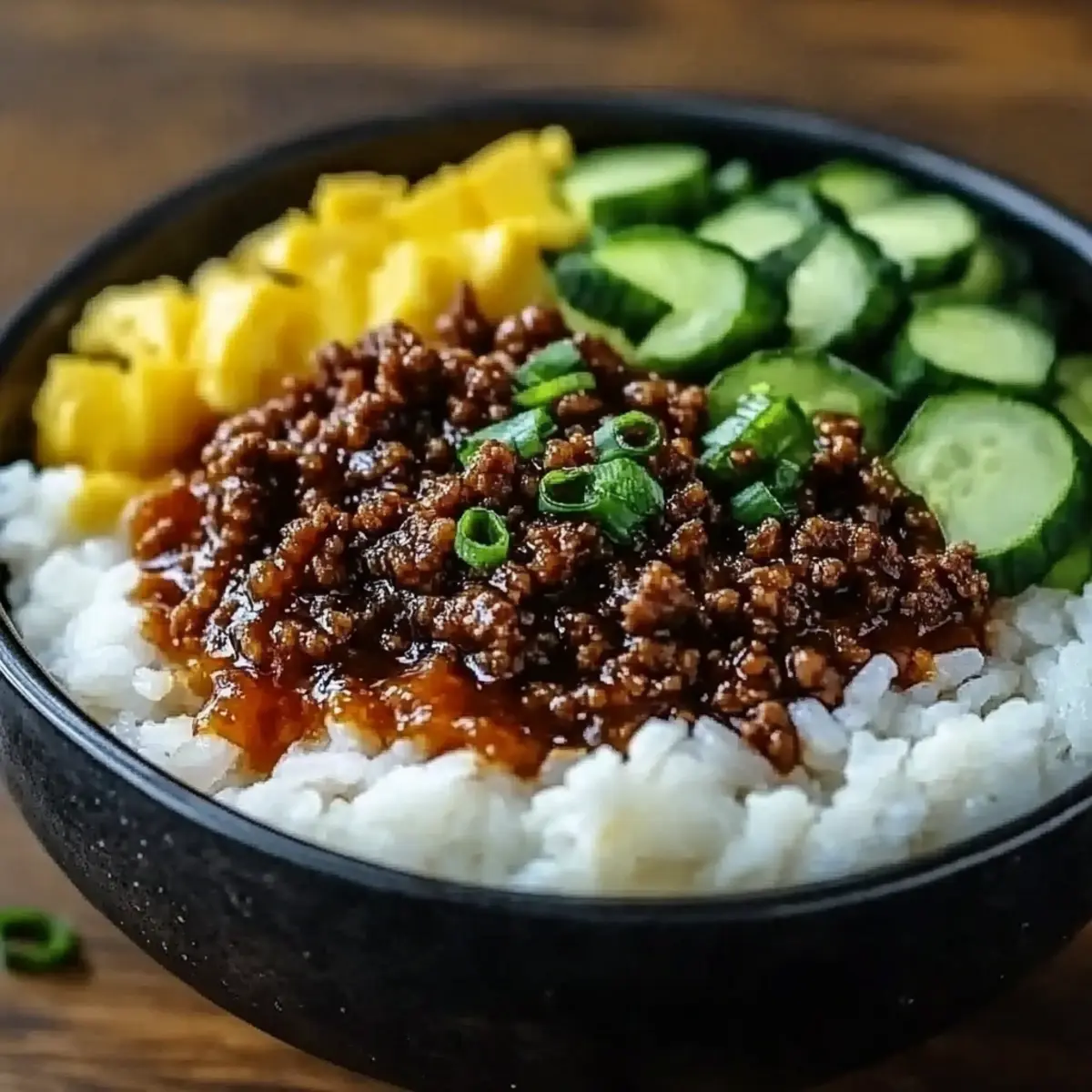 Korean Ground Beef Bowl
