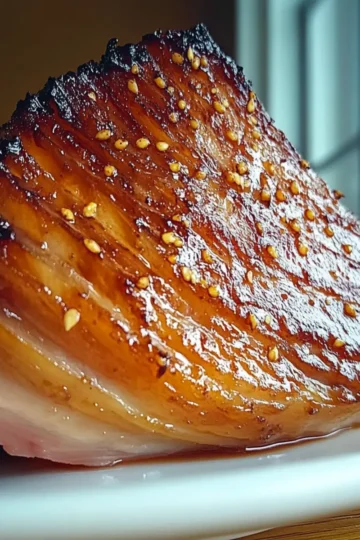 Maple Bourbon Glazed Ham
