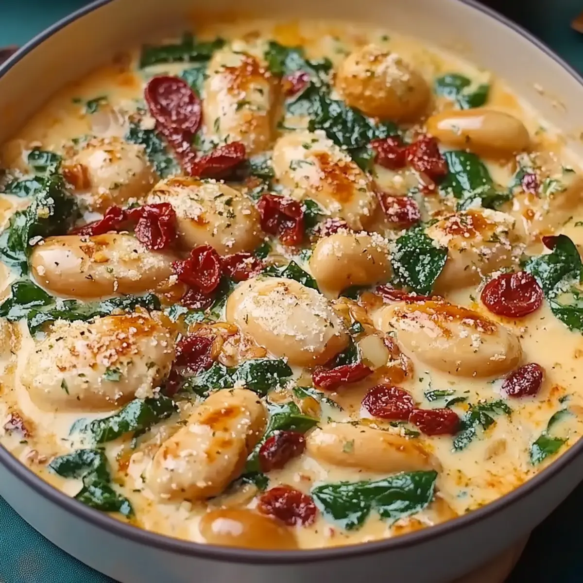 Marry Me Butter Beans With Creamy Tuscan Sauce