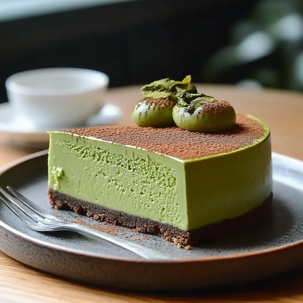 Matcha Japanese Cheesecake