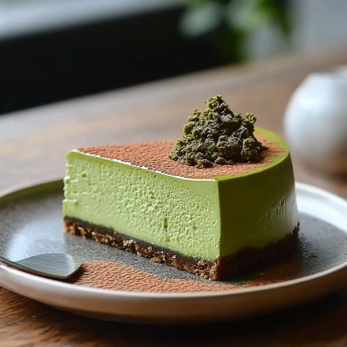 Matcha Japanese Cheesecake