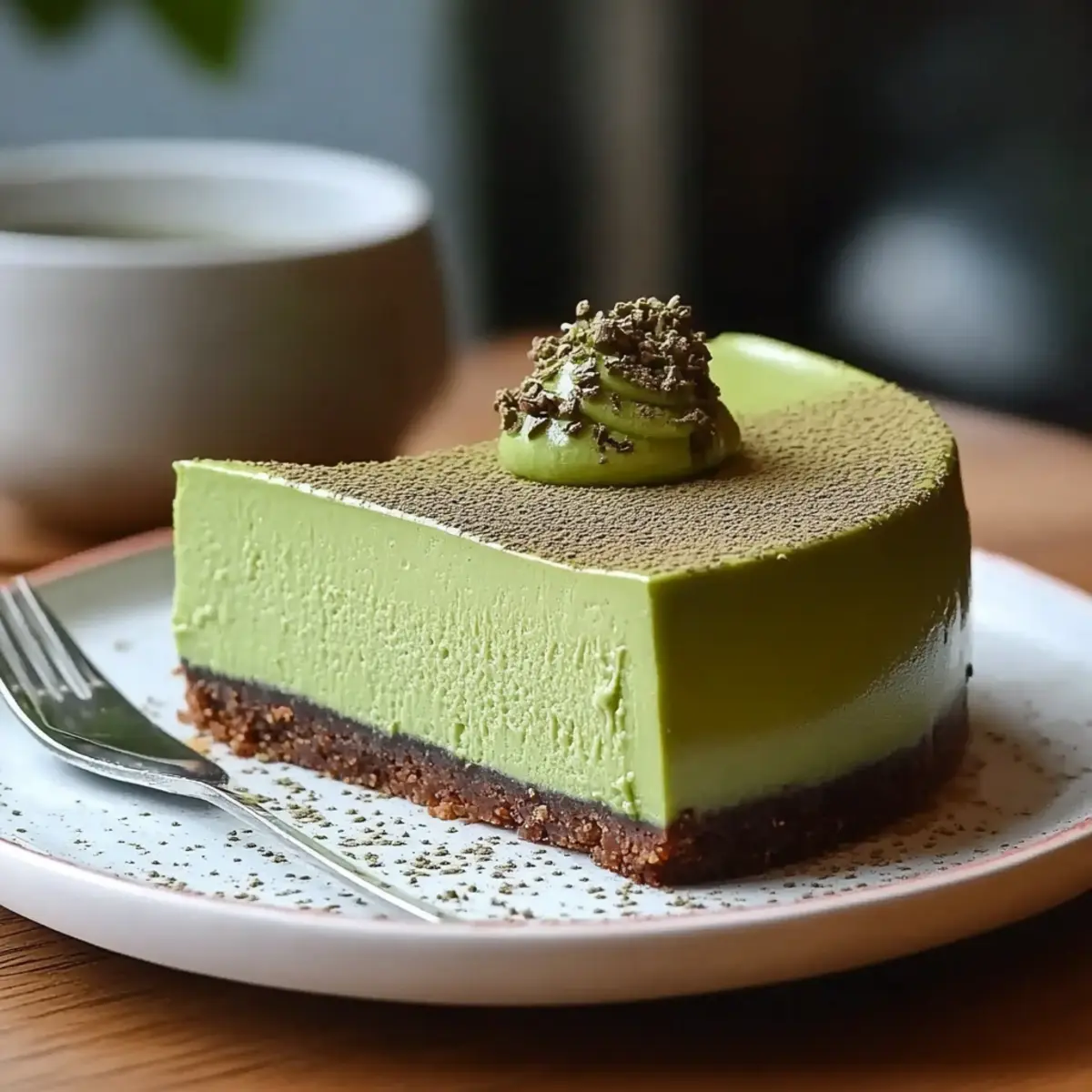 Matcha Japanese Cheesecake
