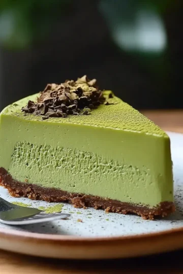 Matcha Japanese Cheesecake
