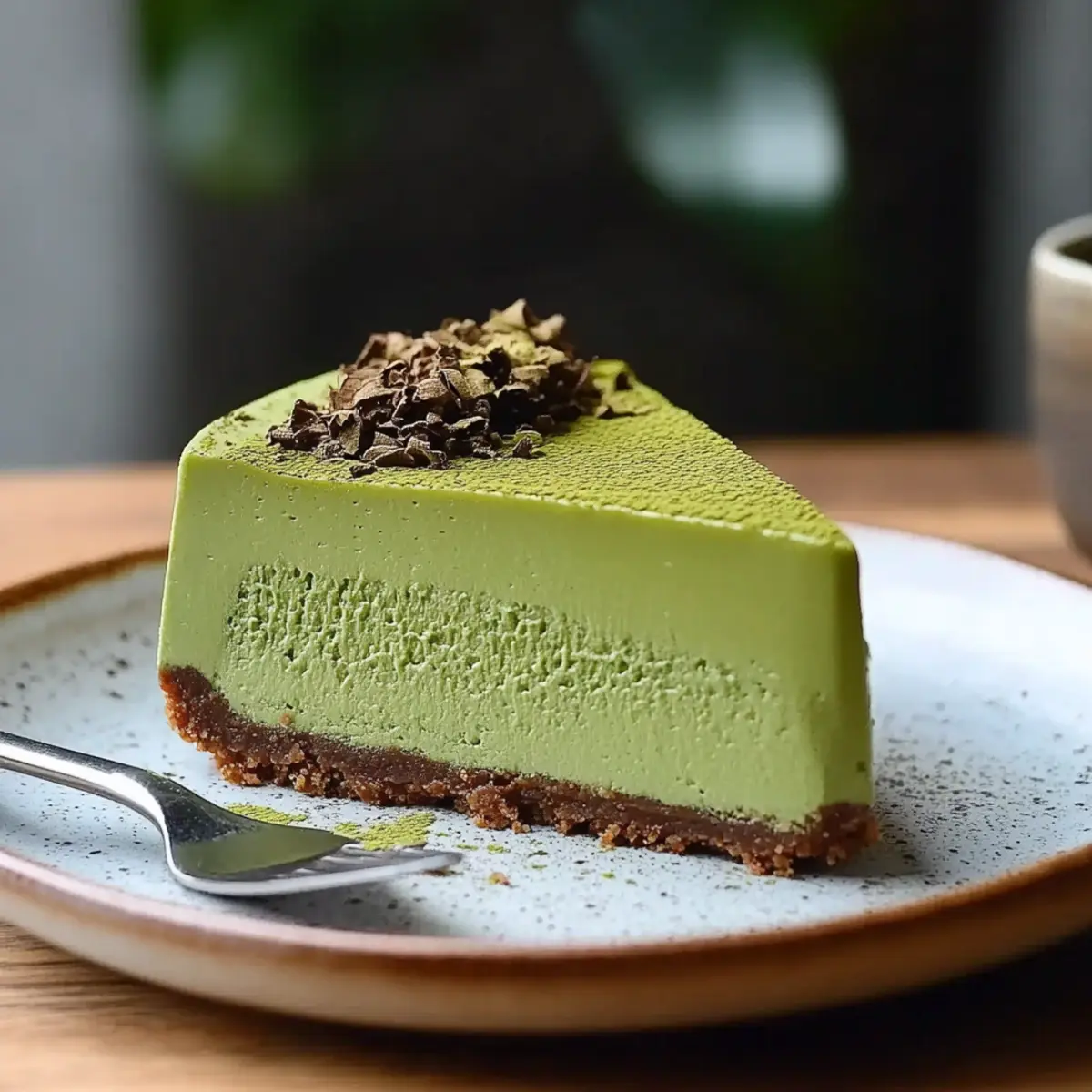 Matcha Japanese Cheesecake