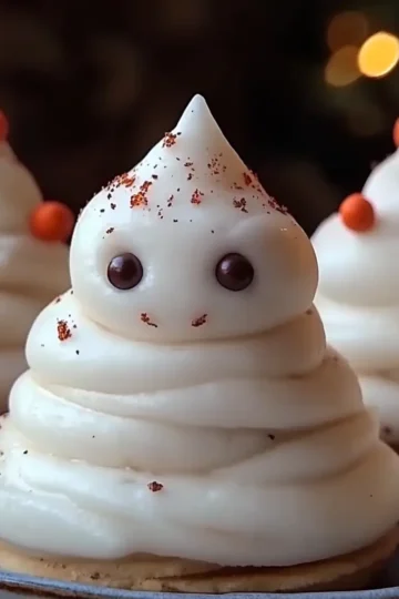 Meringue Snowmen Cookies