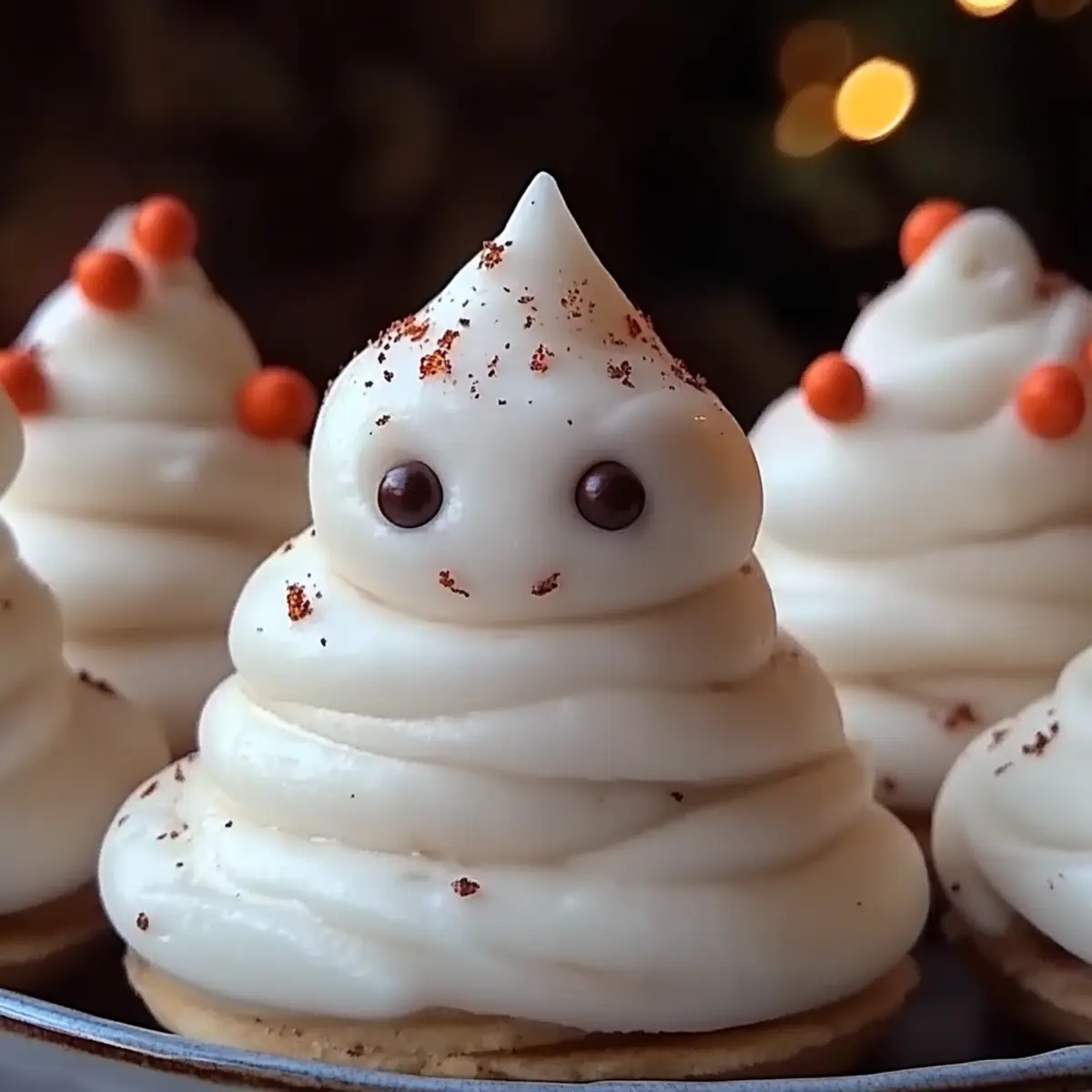 Meringue Snowmen Cookies