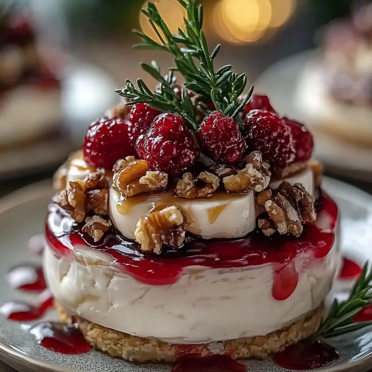 Mini Brie Christmas Trees